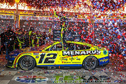 Ryan Blaney 2022 Menards / Wrangler All-Star 5/22 Race Win 1:24 Elite NASCAR Diecast