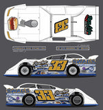 *Preorder* 2022 Jeremy Fowler sandwichmanracing.com 1:24 Dirt Late Model