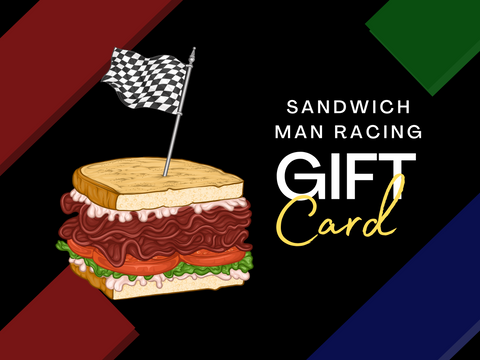 Sandwich Man Racing Gift Card